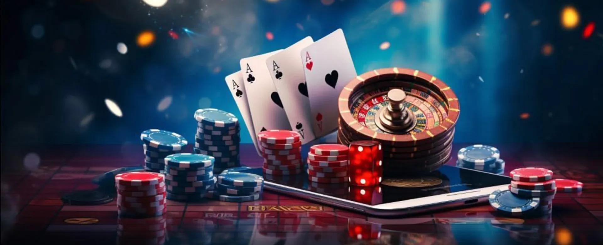 Dynamic online casino background for Easy Surf 599 TM